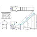 Customized large tunnel conveyor needle metal detector for wooden processing